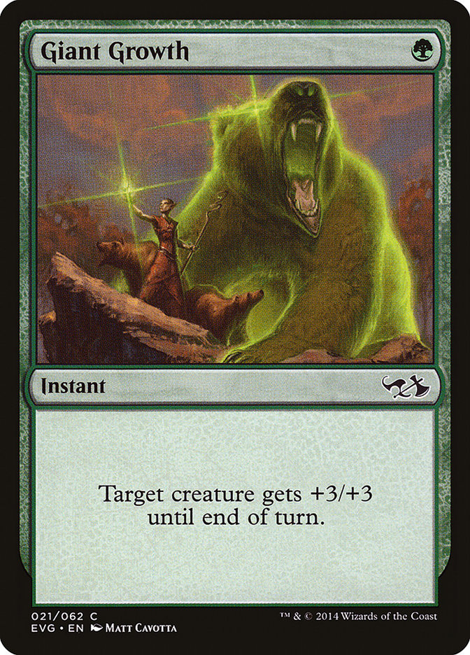 Giant Growth (Elves vs. Goblins) [Duel Decks Anthology] | Good Games North