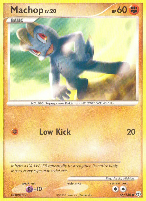Machop (86/130) [Diamond & Pearl: Base Set] | Good Games North