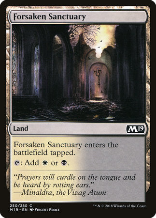 Forsaken Sanctuary [Core Set 2019] | Good Games North
