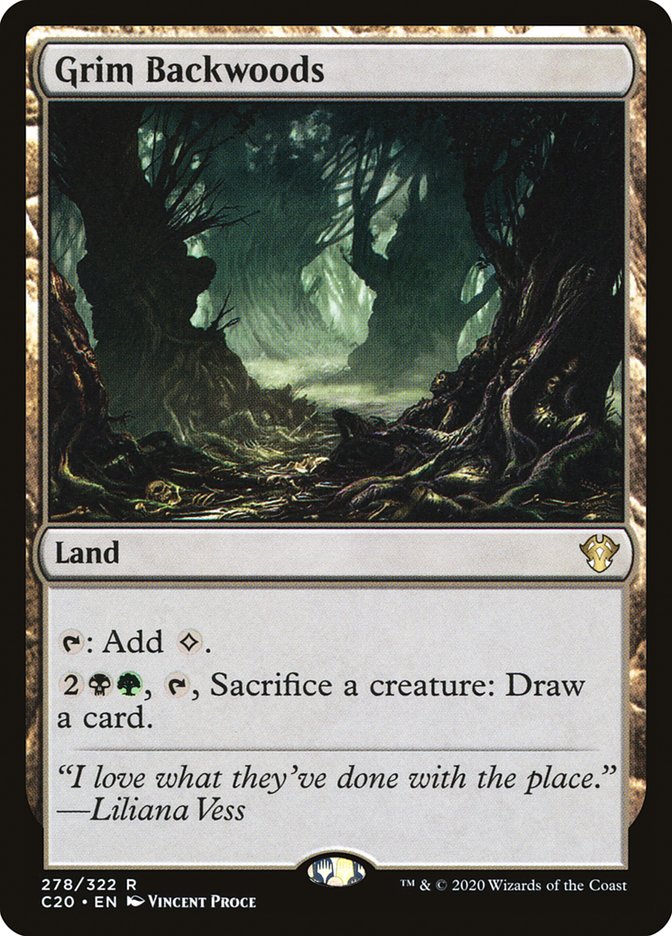 Grim Backwoods [Commander 2020] | Good Games North
