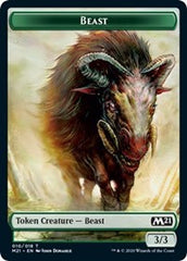 Beast // Cat (020) Double-sided Token [Core Set 2021 Tokens] | Good Games North