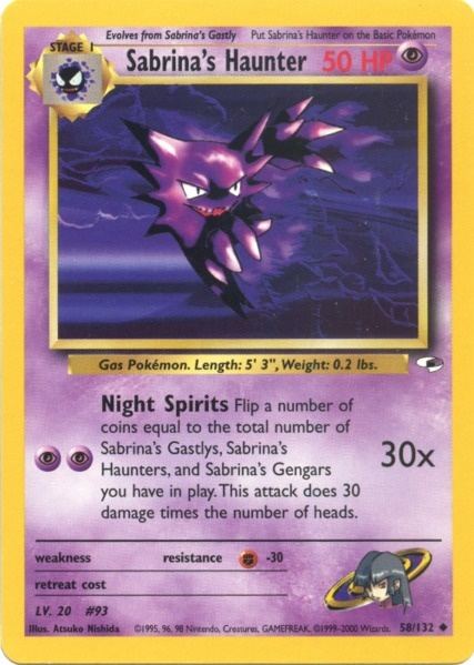 Sabrina's Haunter (58/132) [Gym Heroes Unlimited] | Good Games North