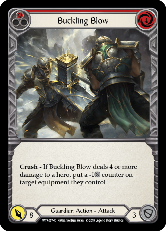Buckling Blow (Red) [WTR057-C] Alpha Print Normal | Good Games North