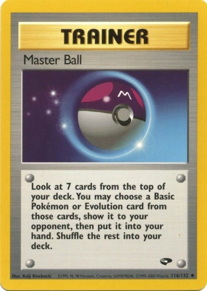 Master Ball (116/132) [Gym Challenge Unlimited] | Good Games North