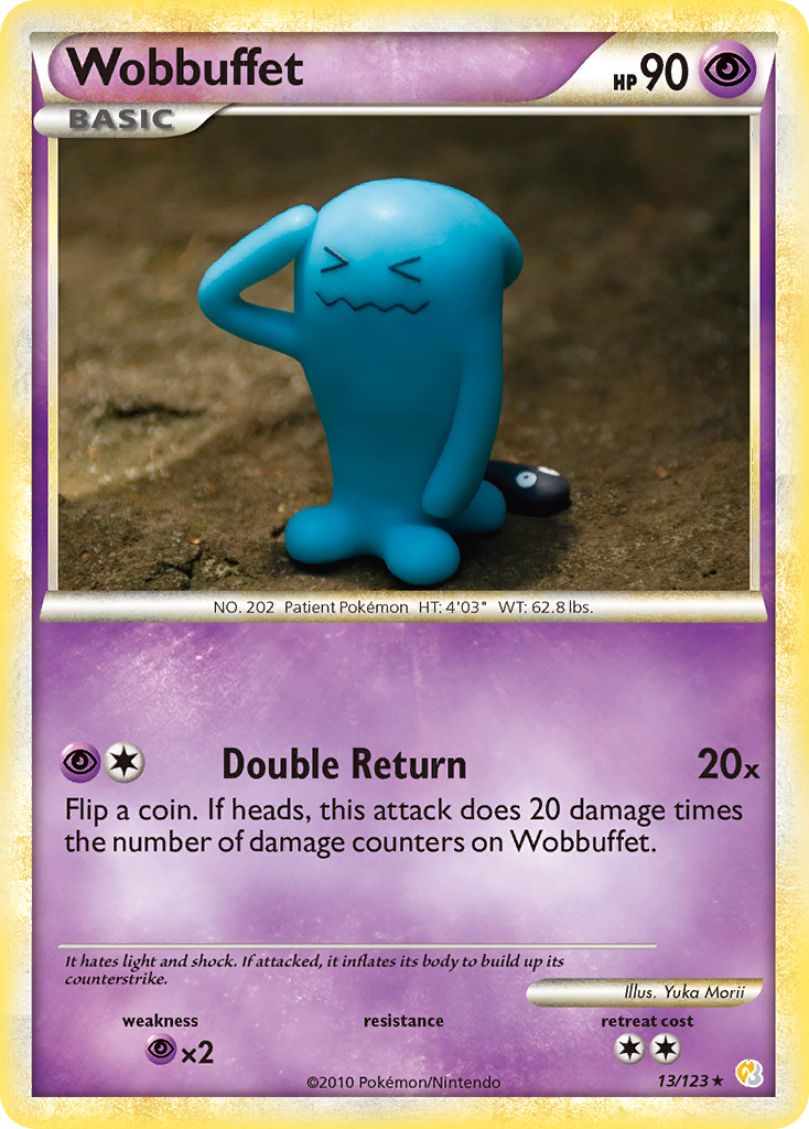 Wobbuffet (13/123) [HeartGold & SoulSilver: Base Set] | Good Games North