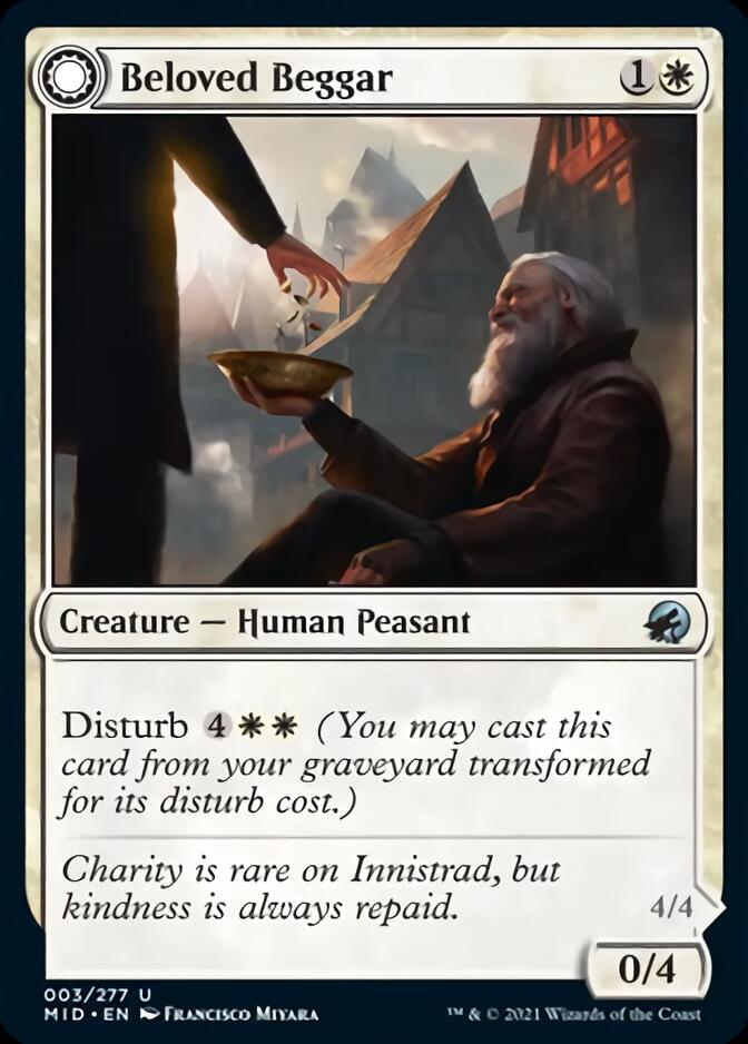 Beloved Beggar // Generous Soul [Innistrad: Midnight Hunt] | Good Games North