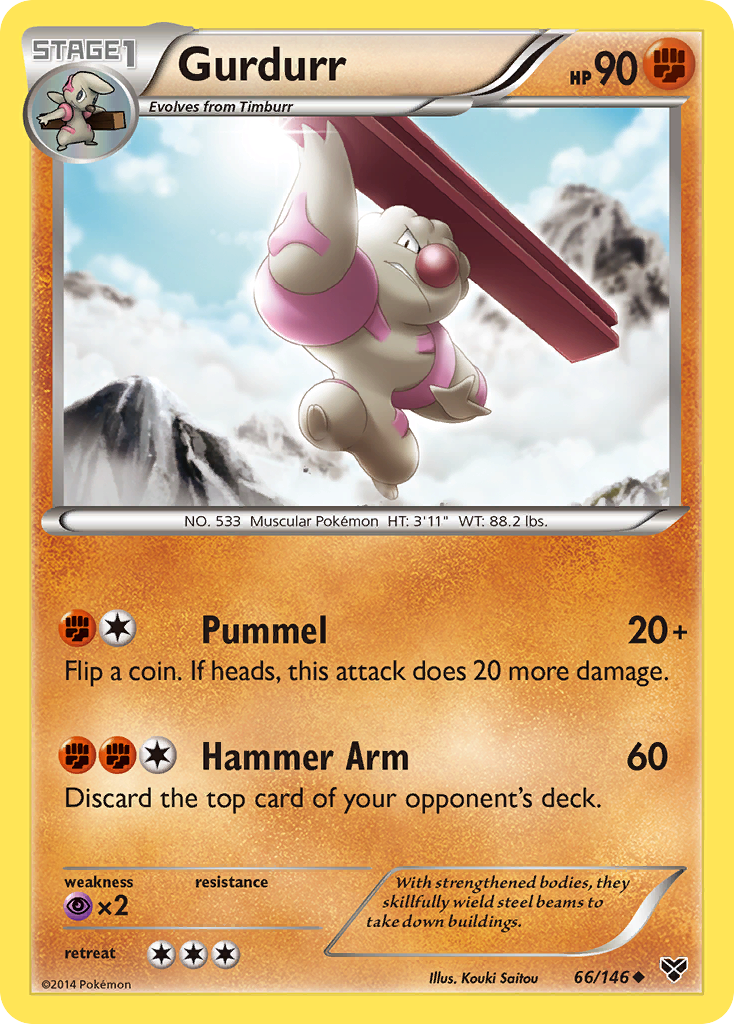 Gurdurr (66/146) [XY: Base Set] | Good Games North