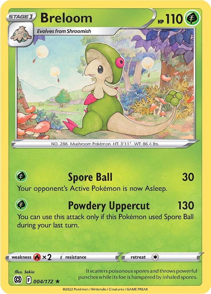 Breloom (004/172) [Sword & Shield: Brilliant Stars] | Good Games North