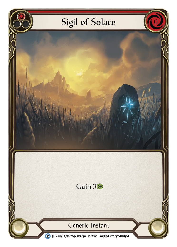 Sigil of Solace (Red) [1HP387] | Good Games North
