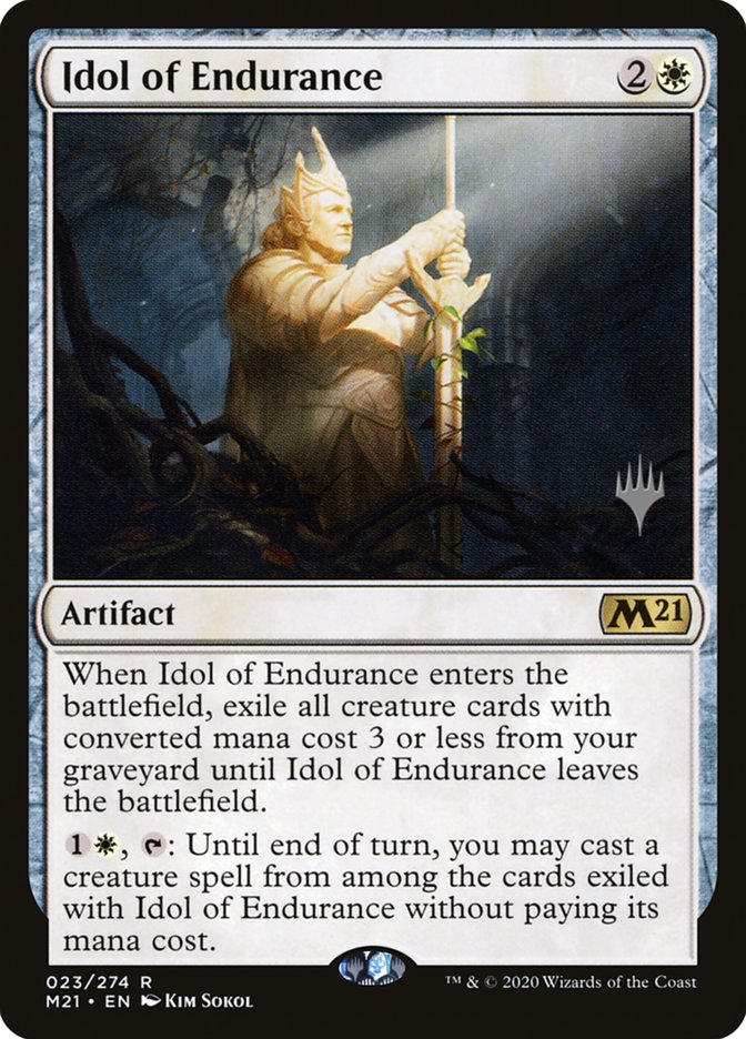 Idol of Endurance (Promo Pack) [Core Set 2021 Promos] | Good Games North