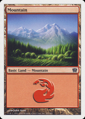 Mountain (343) [Ninth Edition] | Good Games North