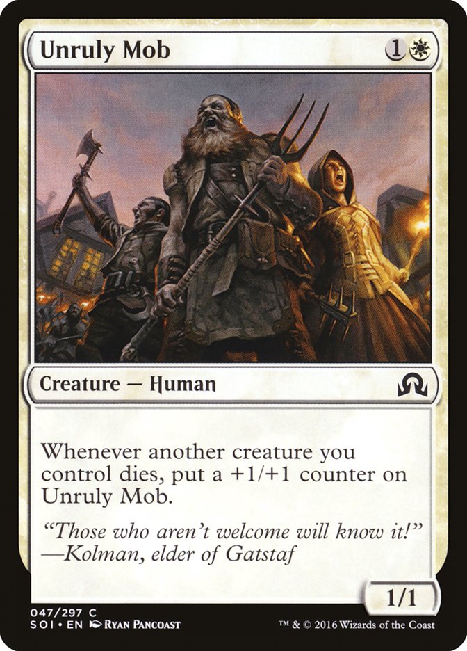 Unruly Mob [Shadows over Innistrad] | Good Games North