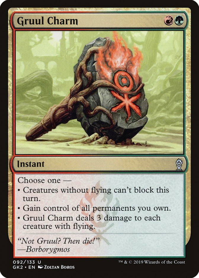 Gruul Charm [Ravnica Allegiance Guild Kit] | Good Games North