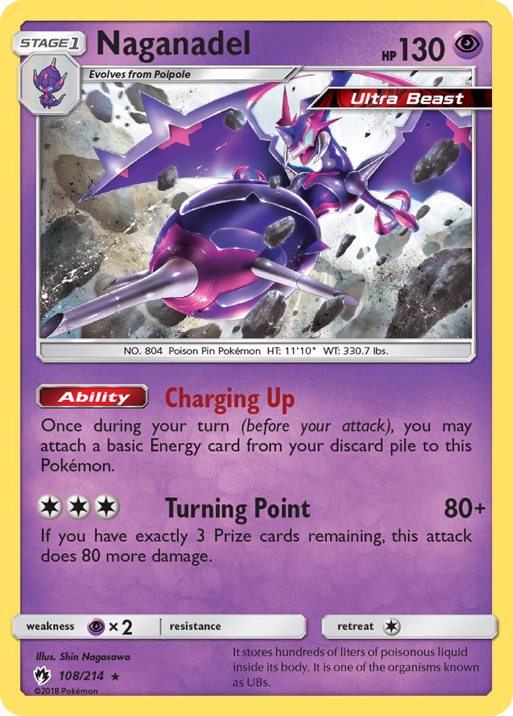 Naganadel(108/214) (Theme Deck Exclusive) [Sun & Moon: Lost Thunder] | Good Games North