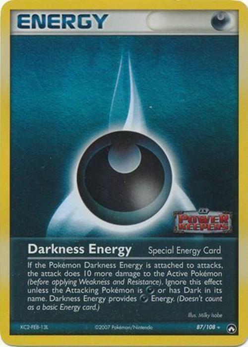 Darkness Energy (87/108) (Stamped) [EX: Power Keepers] | Good Games North