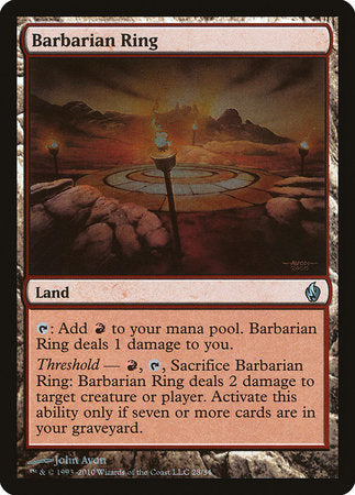 Barbarian Ring [Premium Deck Series: Fire and Lightning] | Good Games North