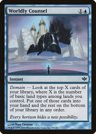 Worldly Counsel [Conflux] | Good Games North