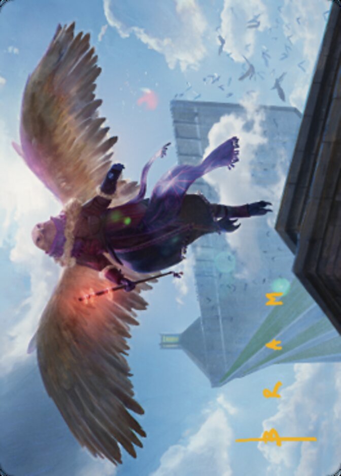 Balmor, Battlemage Captain Art Card 1 (Gold-Stamped Signature) [Dominaria United Art Series] | Good Games North