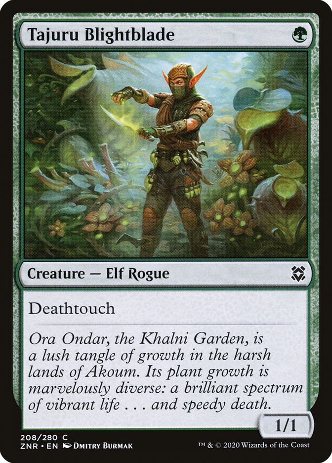 Tajuru Blightblade [Zendikar Rising] | Good Games North