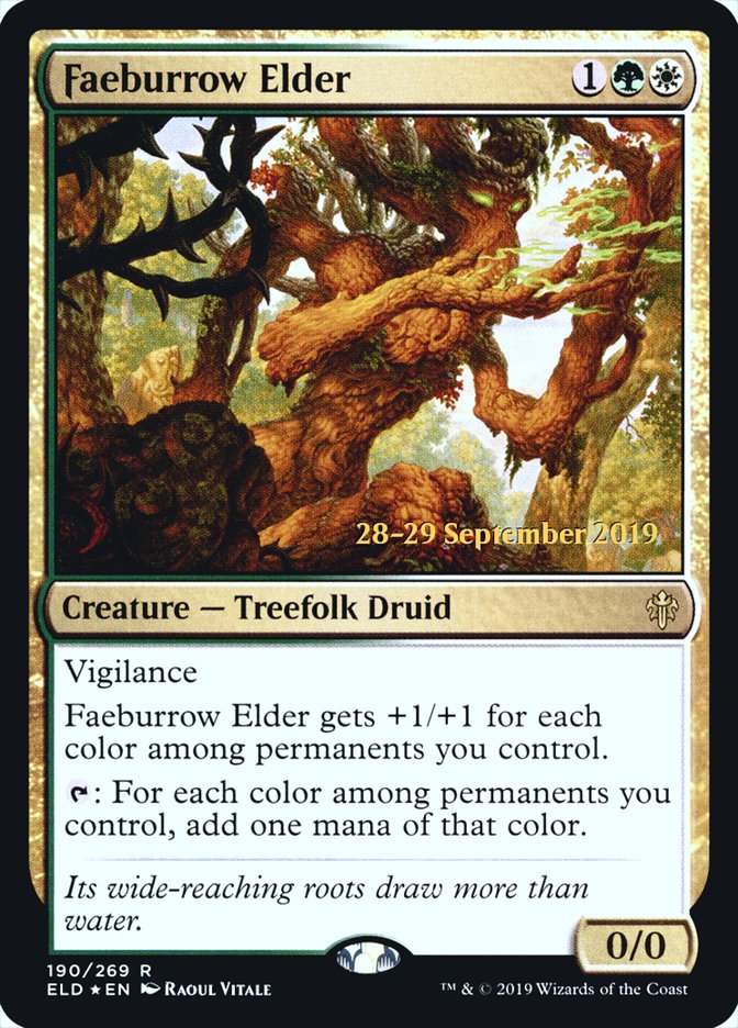 Faeburrow Elder  [Throne of Eldraine Prerelease Promos] | Good Games North