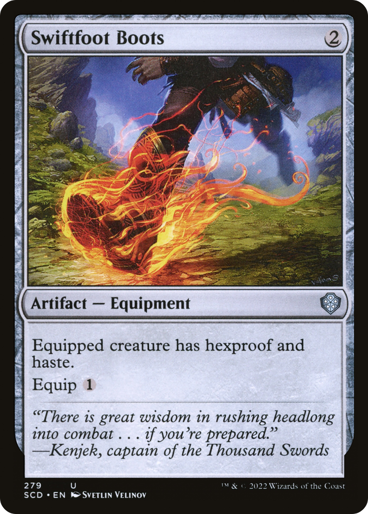 Swiftfoot Boots [Starter Commander Decks] | Good Games North