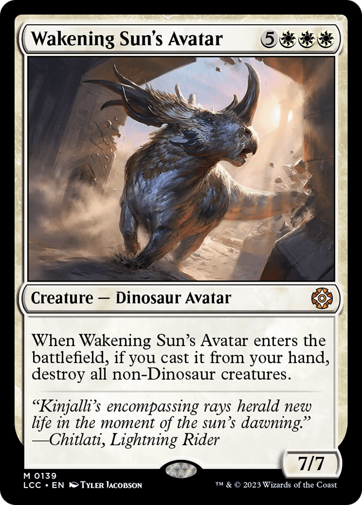 Wakening Sun's Avatar [The Lost Caverns of Ixalan Commander] | Good Games North