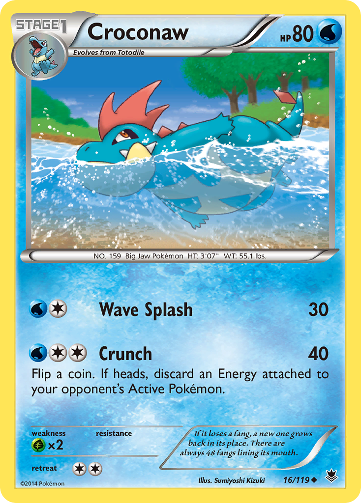 Croconaw (16/119) [XY: Phantom Forces] | Good Games North