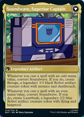 Soundwave, Sonic Spy // Soundwave, Superior Captain [Universes Beyond: Transformers] | Good Games North