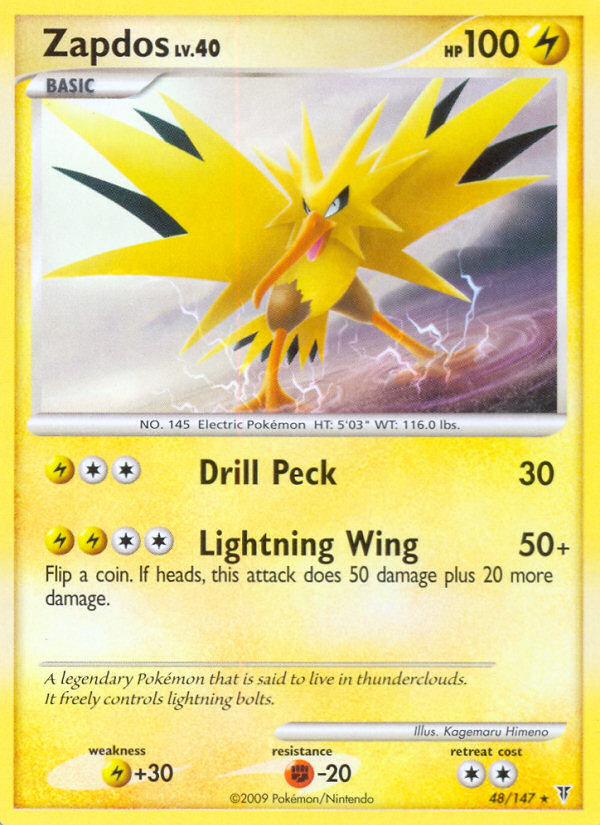 Zapdos (48/147) [Platinum: Supreme Victors] | Good Games North