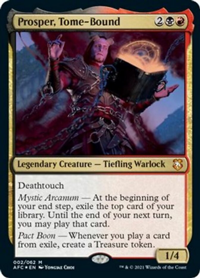 Prosper, Tome-Bound (Display Commander) [Dungeons & Dragons: Adventures in the Forgotten Realms Commander] | Good Games North