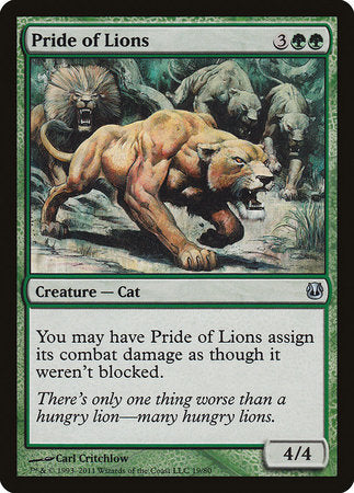 Pride of Lions [Duel Decks: Ajani vs. Nicol Bolas] | Good Games North