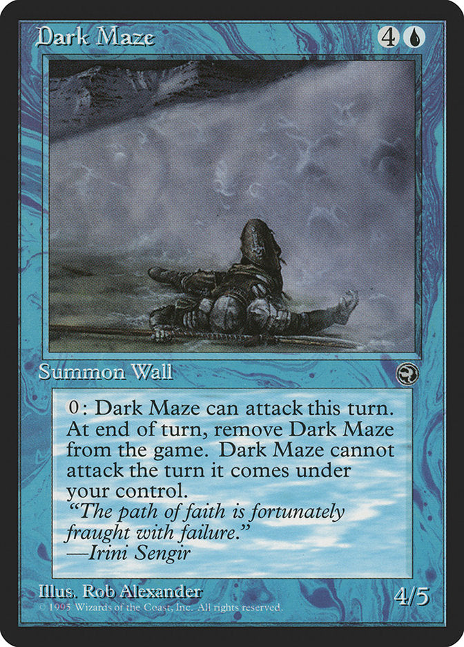 Dark Maze (Irini Sengir Flavor Text) [Homelands] | Good Games North