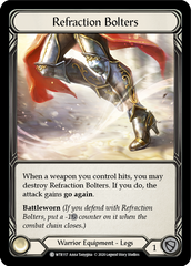 Refraction Bolters [U-WTR117] (Welcome to Rathe Unlimited)  Unlimited Rainbow Foil | Good Games North