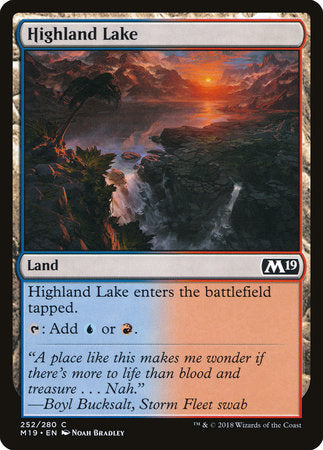 Highland Lake [Core Set 2019] | Good Games North
