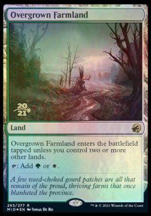 Overgrown Farmland [Innistrad: Midnight Hunt Prerelease Promos] | Good Games North