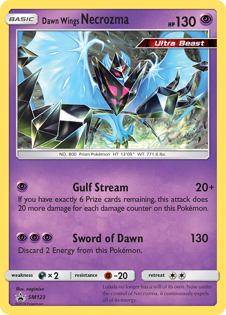 Dawn Wings Necrozma (SM123) [Sun & Moon: Black Star Promos] | Good Games North