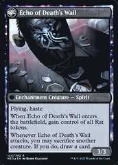 Tribute to Horobi // Echo of Death's Wail [Kamigawa: Neon Dynasty Prerelease Promos] | Good Games North