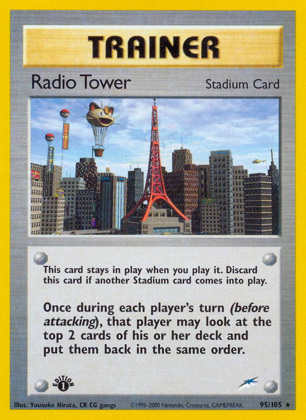 Radio Tower (95/105) [Neo Destiny 1st Edition] | Good Games North