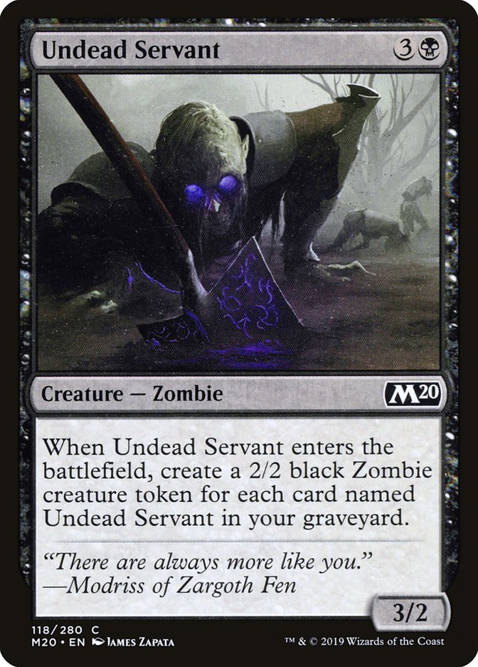 Undead Servant [Core Set 2020] | Good Games North