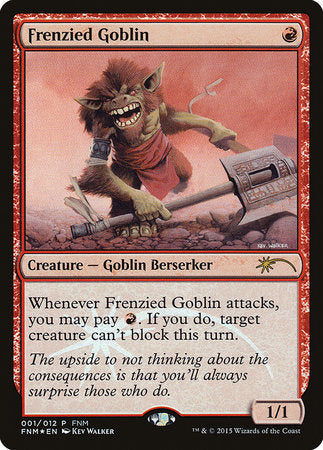 Frenzied Goblin [Friday Night Magic 2015] | Good Games North