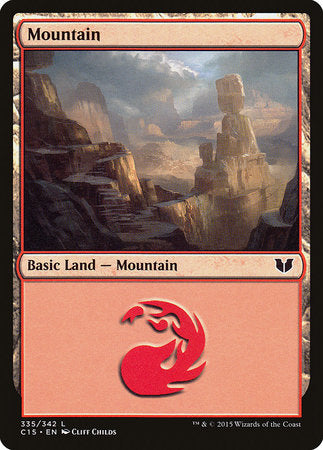 Mountain (335) [Commander 2015] | Good Games North