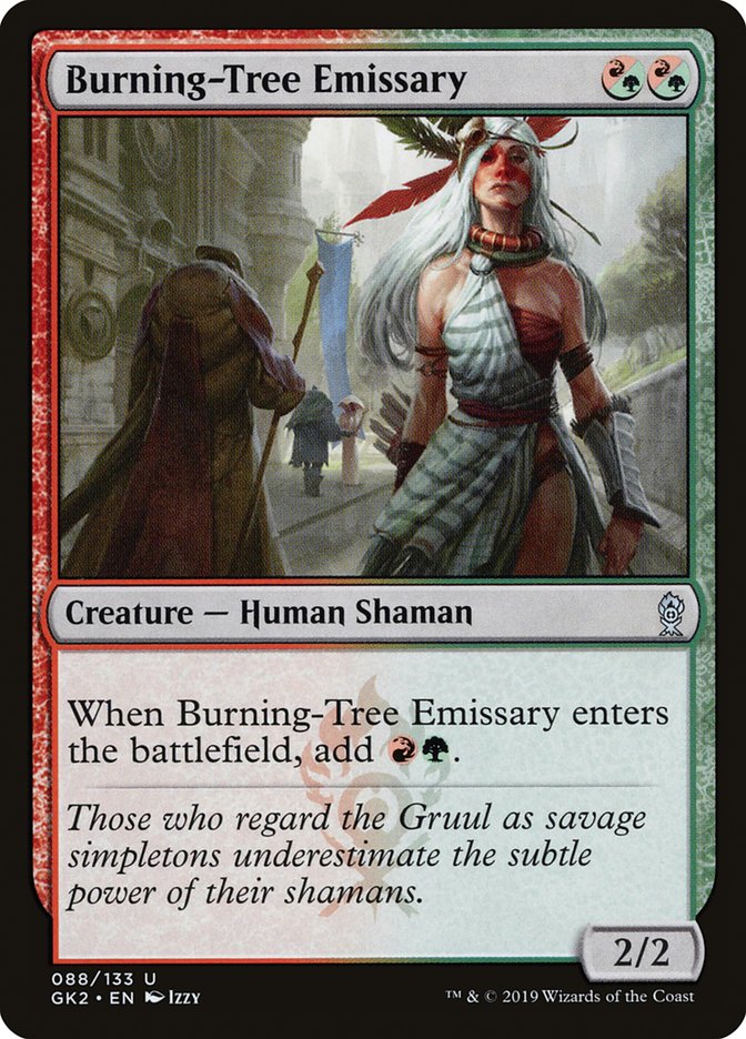 Burning-Tree Emissary [Ravnica Allegiance Guild Kit] | Good Games North