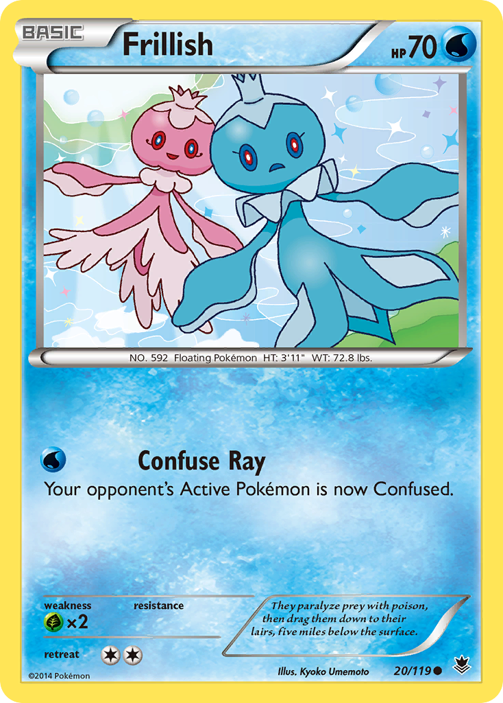 Frillish (20/119) [XY: Phantom Forces] | Good Games North