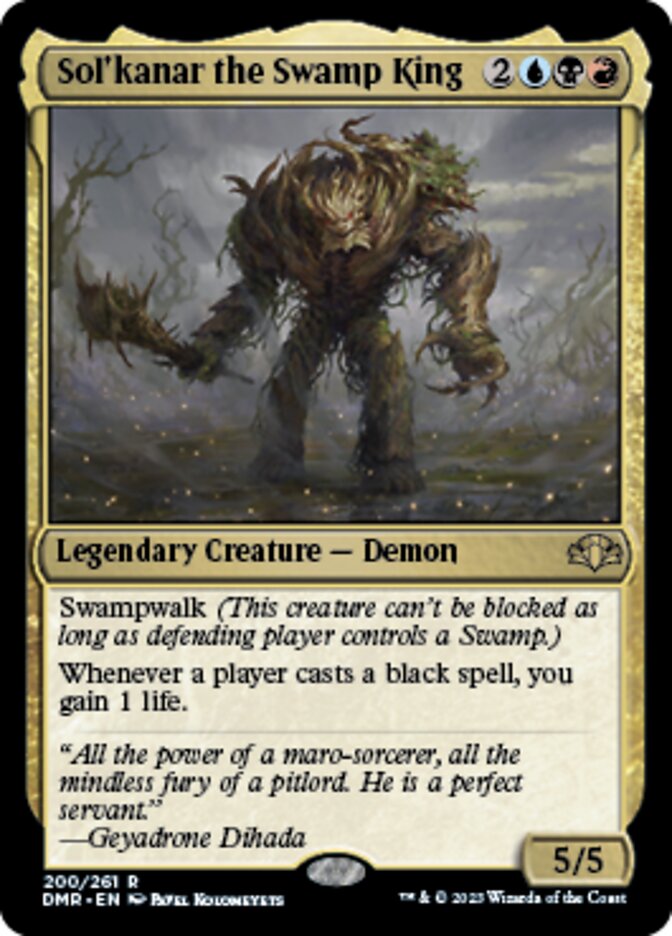 Sol'kanar the Swamp King [Dominaria Remastered] | Good Games North