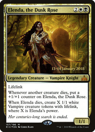 Elenda, the Dusk Rose [Rivals of Ixalan Promos] | Good Games North