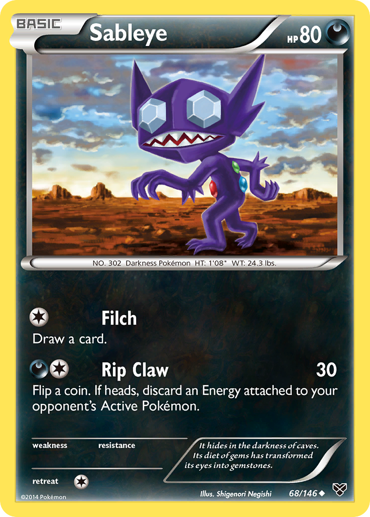 Sableye (68/146) [XY: Base Set] | Good Games North