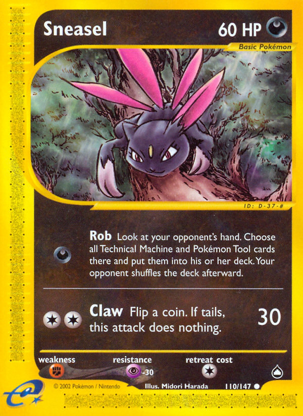 Sneasel (110/147) [Aquapolis] | Good Games North
