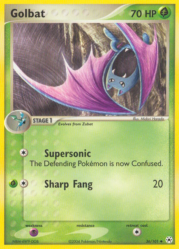 Golbat (36/101) [EX: Hidden Legends] | Good Games North
