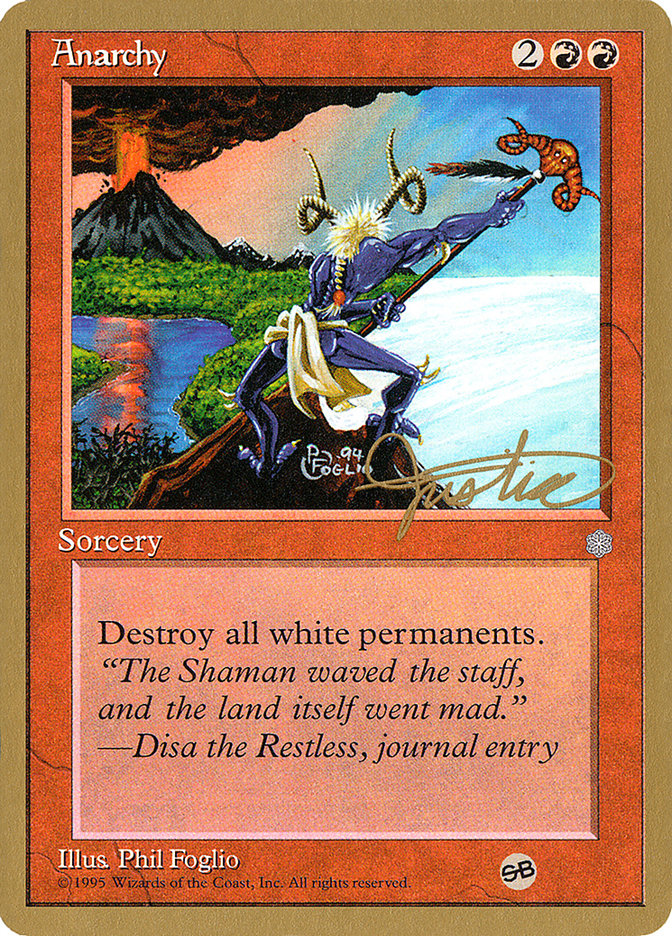 Anarchy (Mark Justice) (SB) [Pro Tour Collector Set] | Good Games North