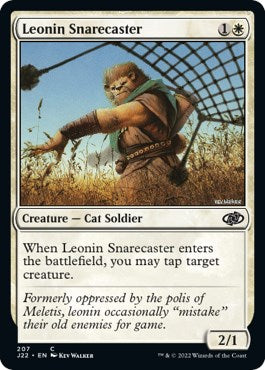 Leonin Snarecaster [Jumpstart 2022] | Good Games North
